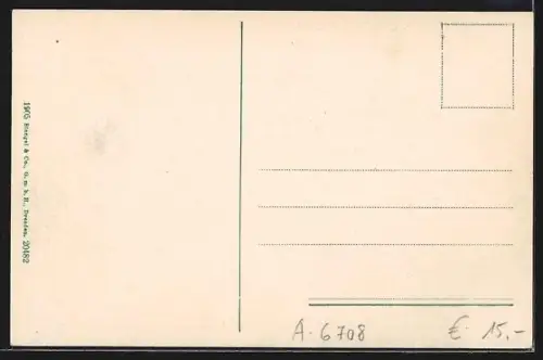 AK Brand /Vorarlberg, Kirche mit Scesaplana