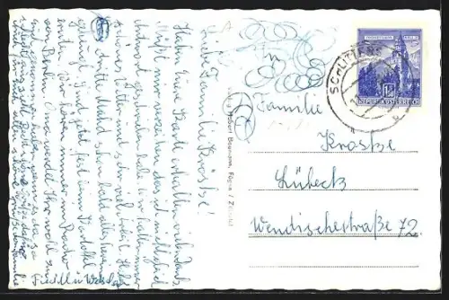 AK Fügen /Zillertal, Gasthof-Pension Schau-ins-Tal