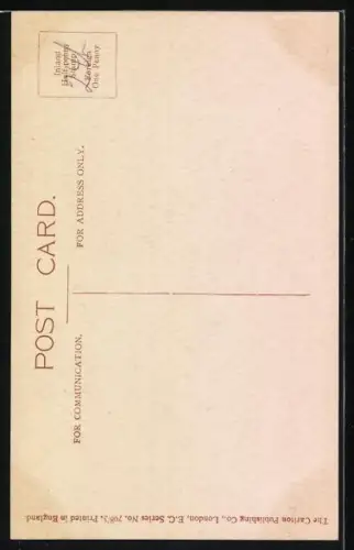 Künstler-AK Court Barber: Blondes Kind mit blauer Mütze und Locken