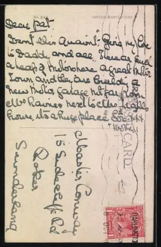 Künstler-AK T. Gilson: Kinder in Uniformen stehen rauchend an einem Schaufenster
