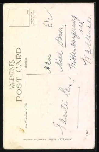 Künstler-AK Mabel Lucie Attwell: Zwei Kinder tanzen miteinander