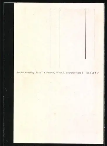 Künstler-AK Kränzle: Junges Mädchen mit lockigem Haar auf einer Strasse