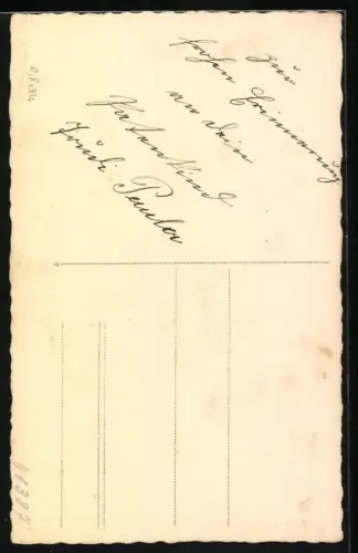 AK Kleines Mädchen mit einem Ball