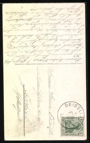 AK Zwei Mädchen mit einem Spielzeug-Reifen