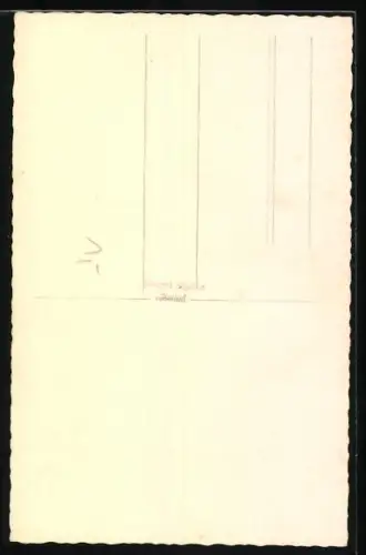 Foto-AK Kleiner Junge mit einem Spielzeughasen