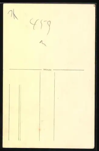 Foto-AK Kleines Mädchen mit einem Spielzeughasen