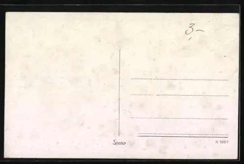 AK Junge und zwei Mädchen mit einem Spielzeughaus