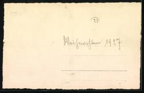 Foto-AK Kleines Mädchen mit Spielzeugwürfeln 1927