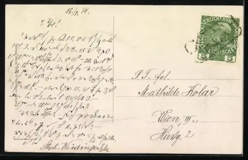 AK Erzherzog Franz Ferdinand von Österreich d`Este in Uniform mit Familie