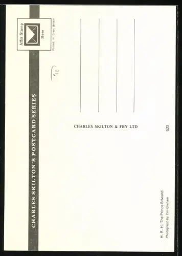 AK Prinz Edward von England, Portrait