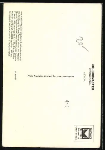 AK Queen Elizabeth II. and the Duke of Edinburgh, Portrait