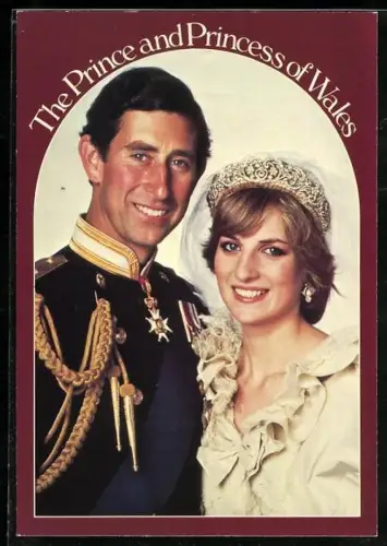 AK The Prince and Princess of Wales, Wedding Photo