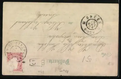 Lithographie Augsburg, Maximilianstrasse mit Herkules, Rathaus mit Perlachturm, Leuchtender Mond bei Halt gegen das Licht