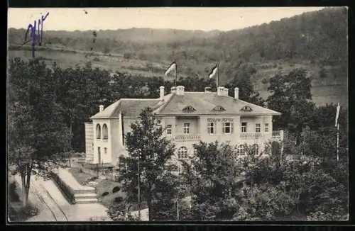 AK Würzburg, Cafe-Restaurant Waldhaus