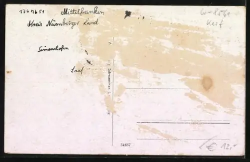 AK Lauf / Pegnitz, Erholungsheim Johannesruh Simonshofen