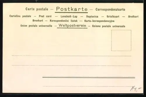 Lithographie Augsburg, Rathaus, Goldener Saal, Innenansicht, Crysanthemen, Passepartout