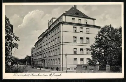 AK Schweinfurt, Blick auf Krankenhaus St. Joseph
