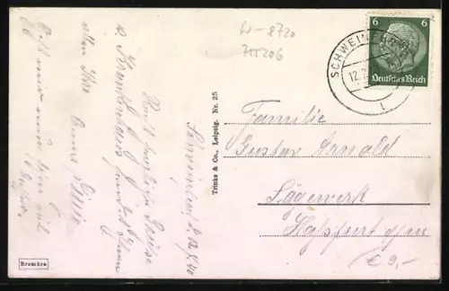 AK Schweinfurt, Blick auf Krankenhaus St. Joseph