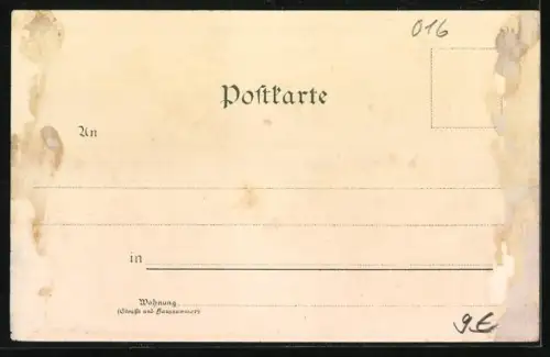 Lithographie Meissen, Teilansicht von Westen, Domplatz, Rathaus