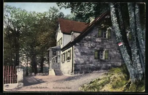 AK Burgthann, Gasthaus Reinholdshöhe im Schwarzachtal