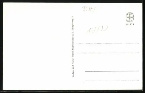 AK Berlin, Grüne Woche 1954, Teich- und Springbrunnenansichten