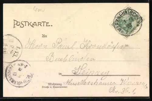 AK Düsseldorf, Industrie-, Gewerbe- und Kunst-Ausstellung, 1902, Panorama