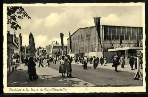 AK Frankfurt / Main, Messe- und Ausstellungshallen
