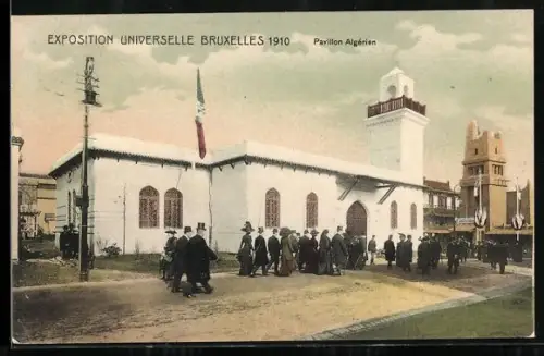 AK Bruxelles, Exposition Universelle 1910, Pavillon Algerien