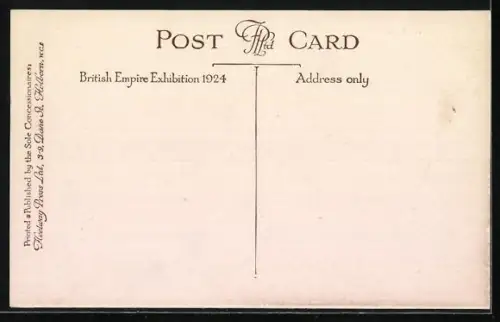 AK British Empire Exhibition, 1924, Government Pavilion