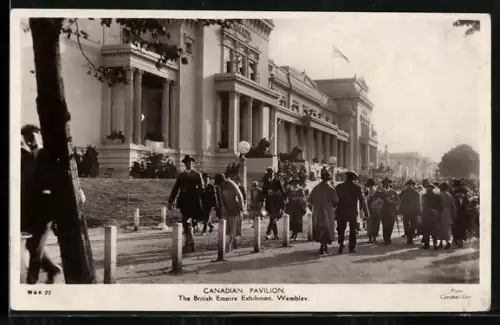 AK Wembley, The British Empire Exhibition, Canadian Pavilion