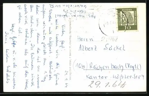 AK Berlin, Ausstellung Grüne Woche, 1964