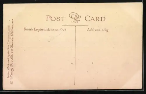 AK British Empire Exhibition 1924, Palace of Industry