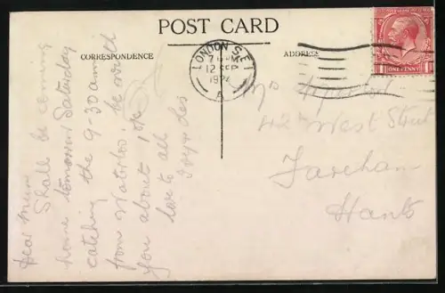 AK London, British Empire Exhibition, 1924, The Lake and Place of Industries