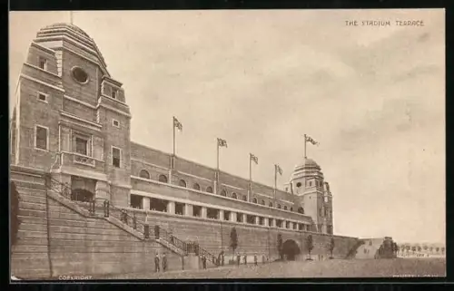 AK British Empire Exhibition, 1924, The Stadium Terrace