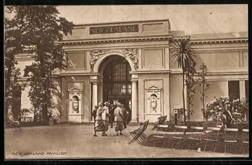 AK London, British Empire Exhibition 1924, New Zealand Pavilion