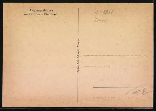 AK Pöttmes, Flugzeugaufnahme