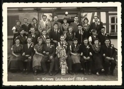 AK Leutersdorf / Thür., Kirmes 1956