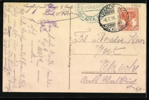 AK Randegg, Oberdorf mit Schloss und Badhotel