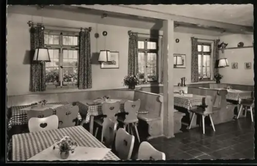 AK Oberboihingen /Kreis Nürtingen, Innenansicht Ländliche Gaststätte Tachenhäuser Hof