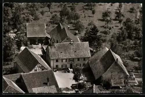 AK Egerten bei Wollbach, Gasthaus zum Hirschen Max Geitlinger