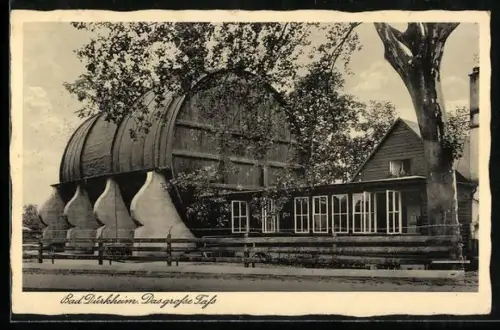AK Bad Dürkheim, Blick auf Gasthaus Dürkheimer Fass