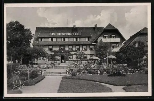 AK Saig /Schwarzwald, Gasthaus und Pension Hochfirst