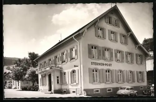 AK Oberried b. Freiburg, Gasthaus-Pension z. Sternen-Post