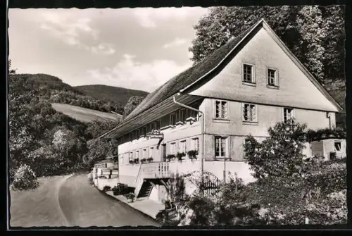 AK Haslach-Simonswald i. bad. Schwarzwald, Gasthaus z. Sägerstüble