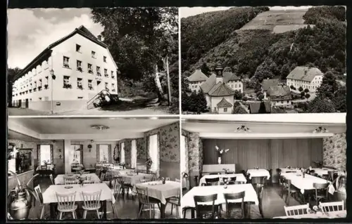 AK Gremmelsbach bei Triberg, Gasthaus und Pension Rössle, Innenansichten
