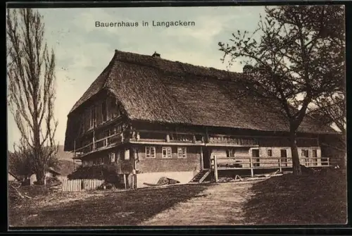 AK Langackern, Bauernhaus
