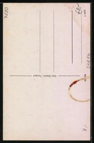 AK Tiengen /Hochrhein, Wegweiser nach Waldshut und Schaffhausen