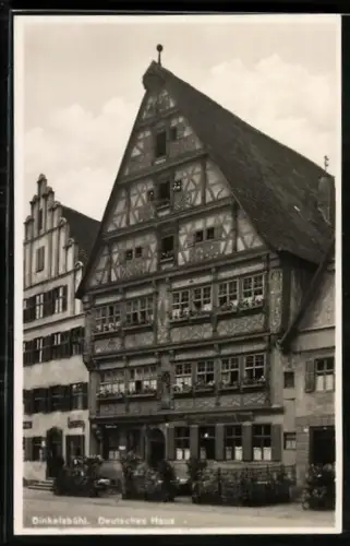 AK Dinkelsbühl, Deutsches Haus