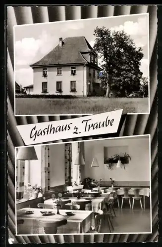 AK Heidenhofen, Gasthaus z. Traube, Bes. H. Hall