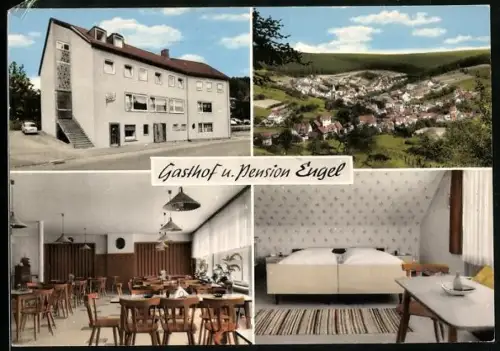 AK Rechtenbach /Spessart, Gasthof und Pension Engel, Bes. Otto Durchholz